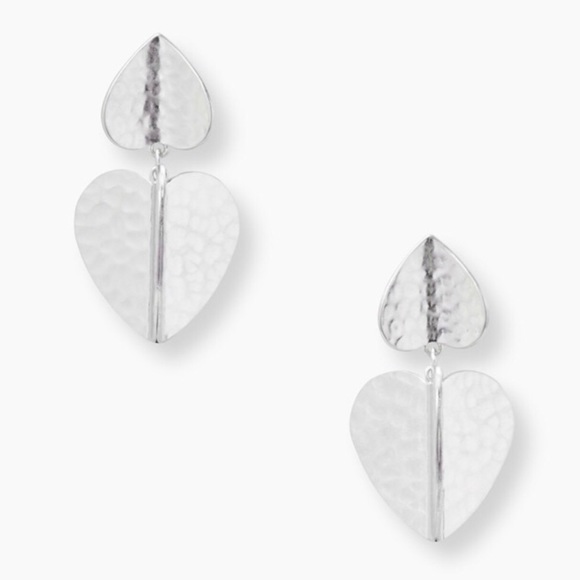 kate spade Jewelry - Kate Spade Metal Petal Drop Earrings (RARE)